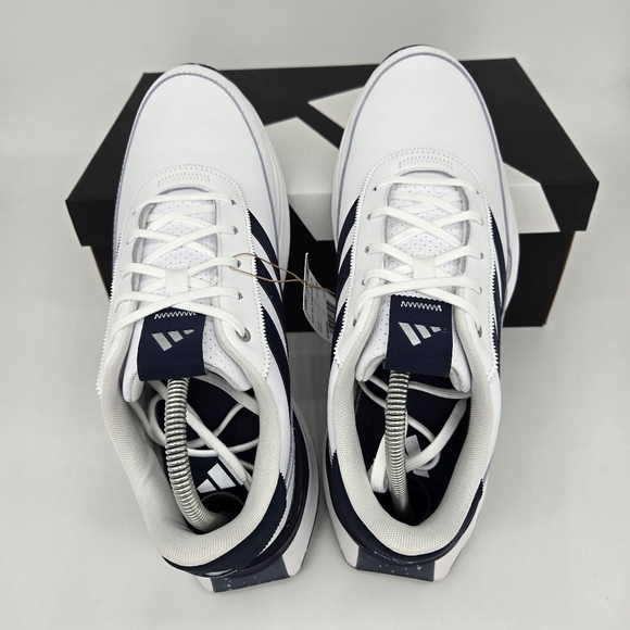 New adidas S2G Spikeless Leather 24 Golf White Navy Men\'s Shoes Size 13 main image 4